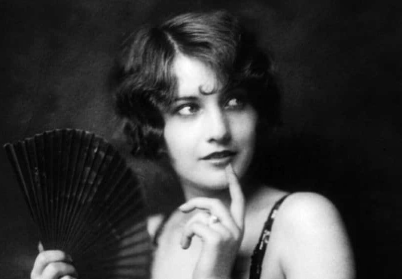 Barbara Stanwyck, Ziegfeld girl, by Alfred Cheney Johnston, ca. 1924 in black dress
