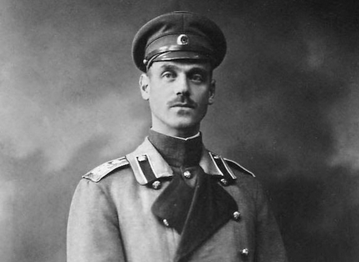 Grand Duke Mikhail Alexandrovich Romanov wearing military uniform - between 1914 and 1917.