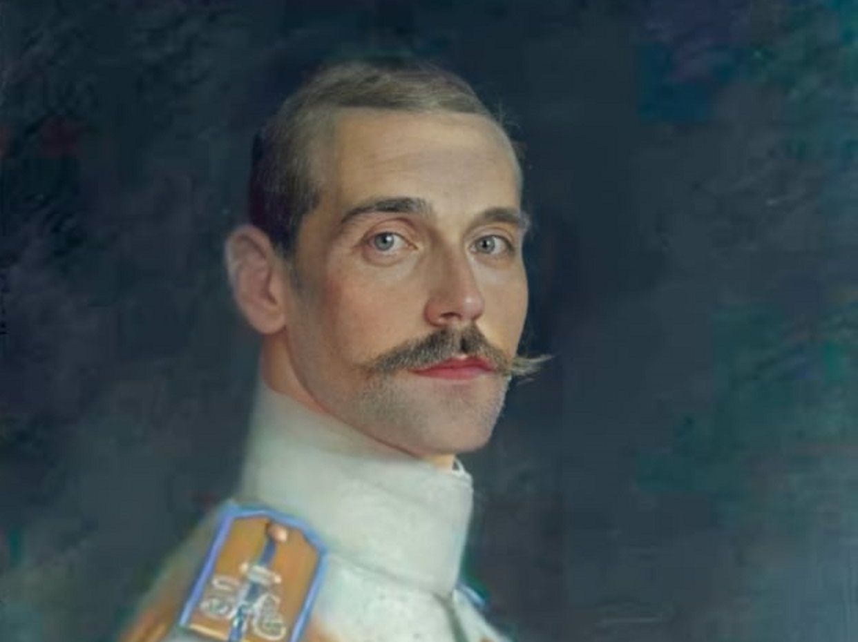 Portrait picture of Mikhail Alexandrovich , looking at front - circa 1910