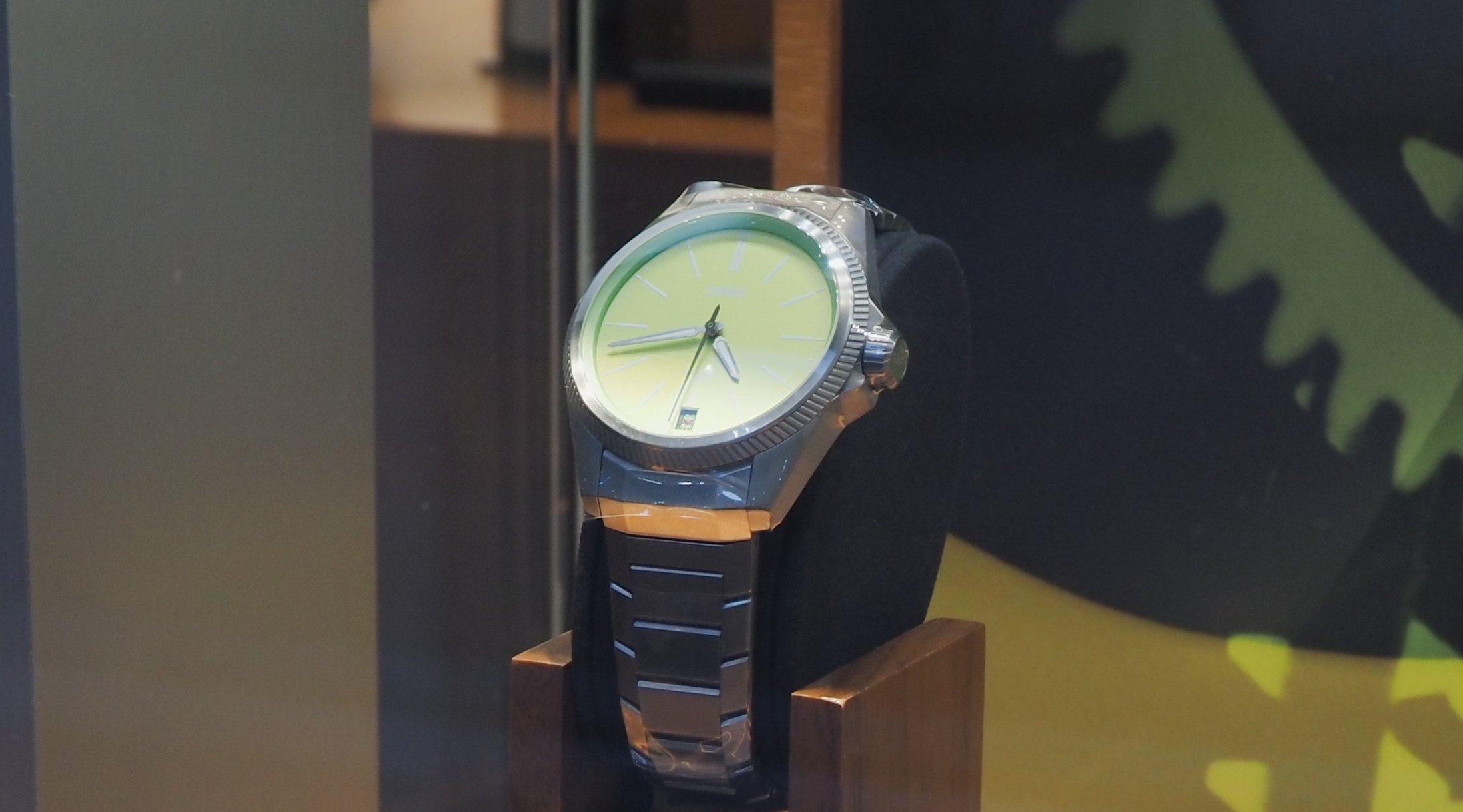 Kermit the Frog watch on display