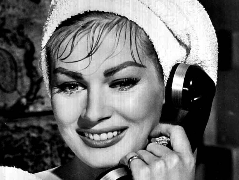 Publicity photo of Anita Ekburg for Hollywood or Bust (1956)