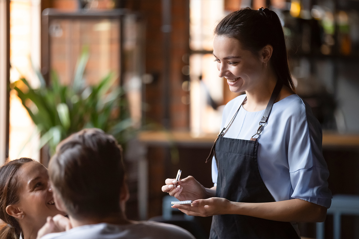 Waitress Taking An Order