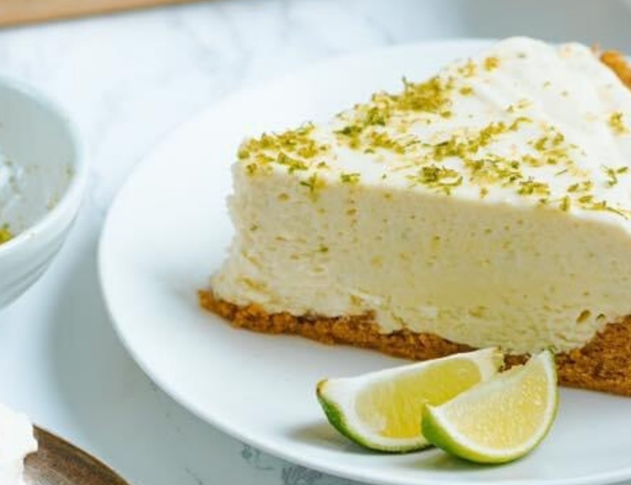 Key Lime Pie on plate