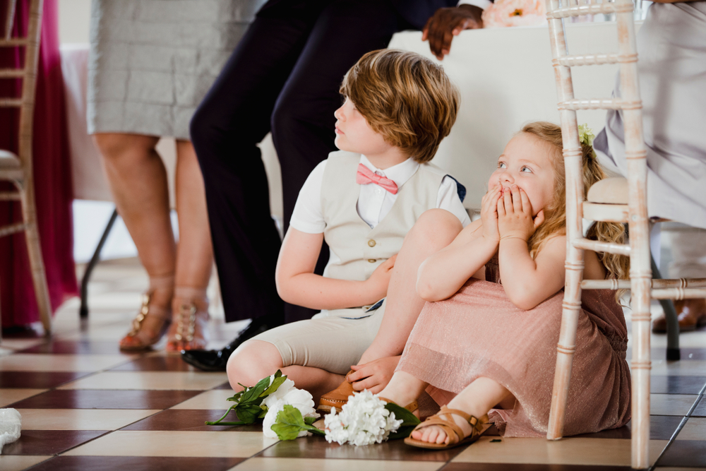 Children at a wedding