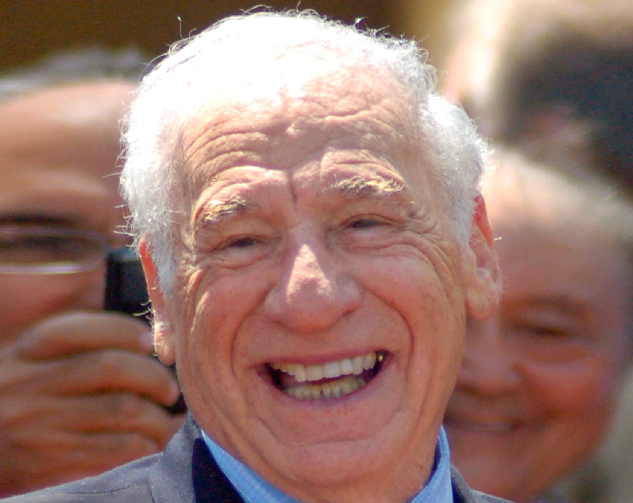 Mel Brooks looking at front and smiling - 2010