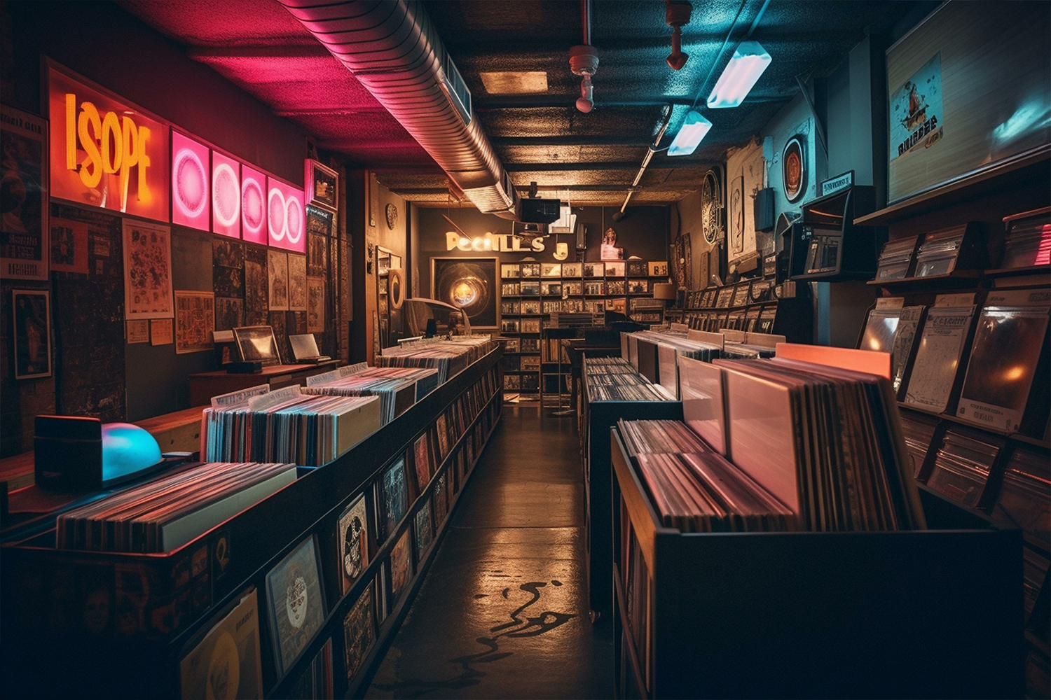 Dark Record Store