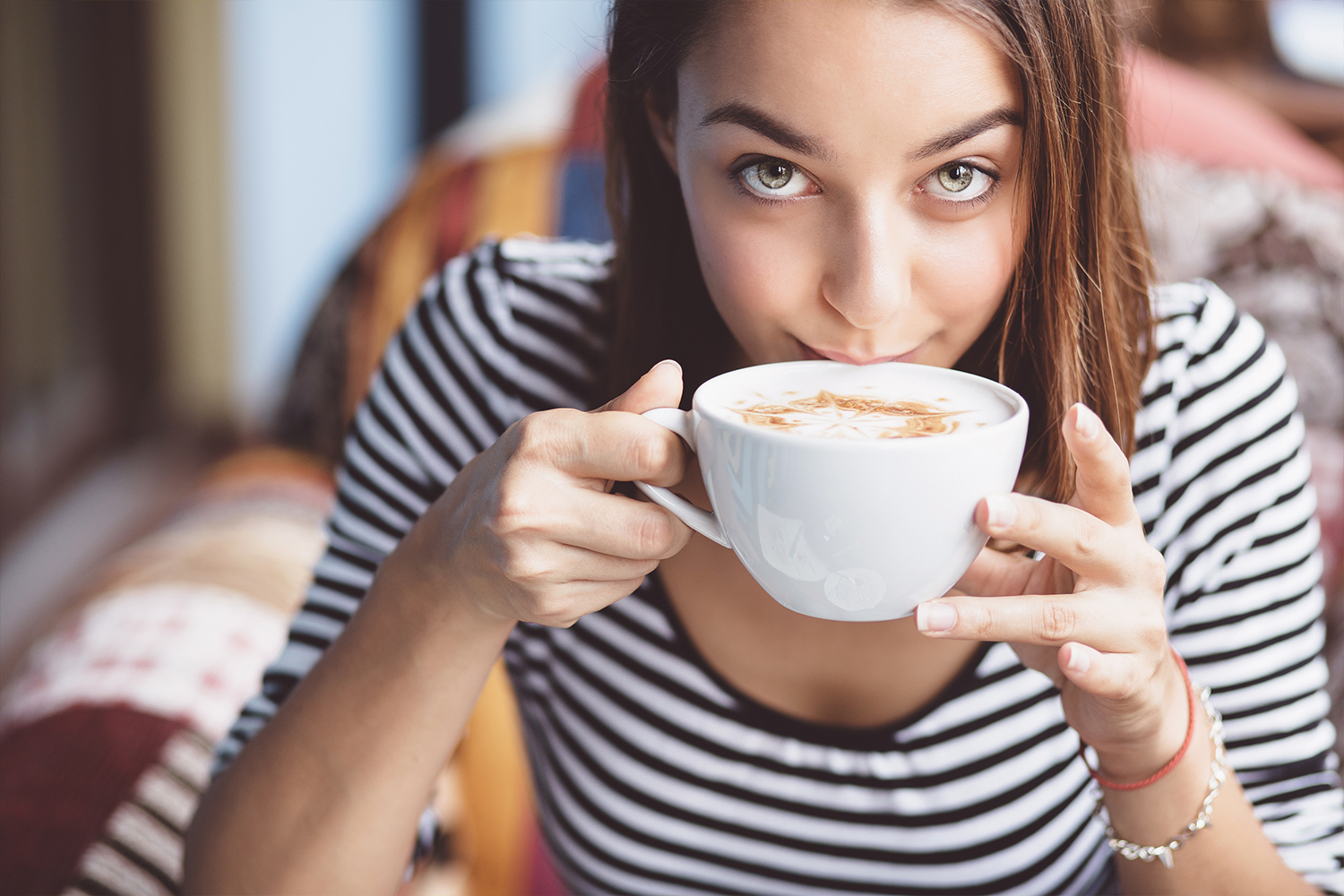 Woman Drinking Coffee