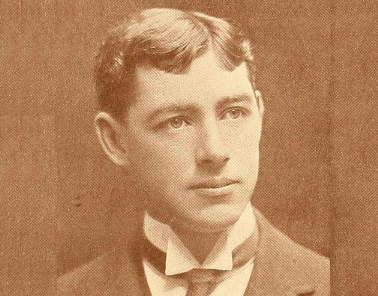 Portrait of Harry Payne Whitney looking at side - 1901