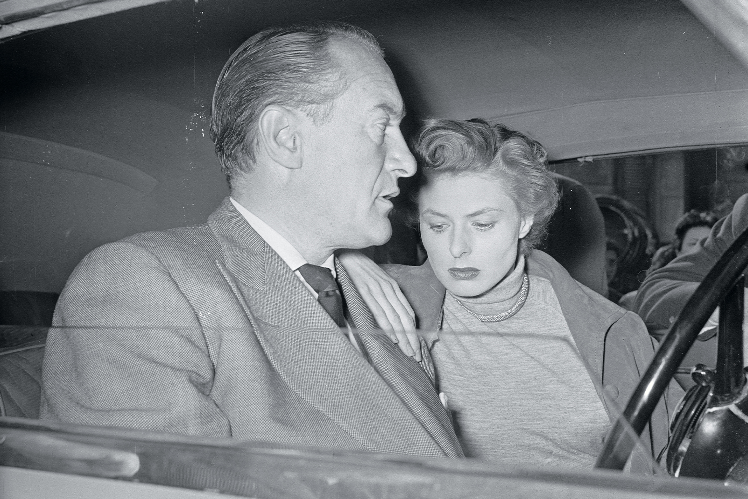 George Sanders And Ingrid Bergman