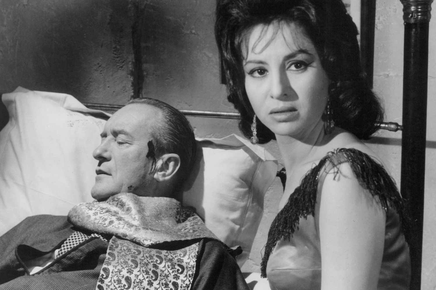 George Sanders In Bed