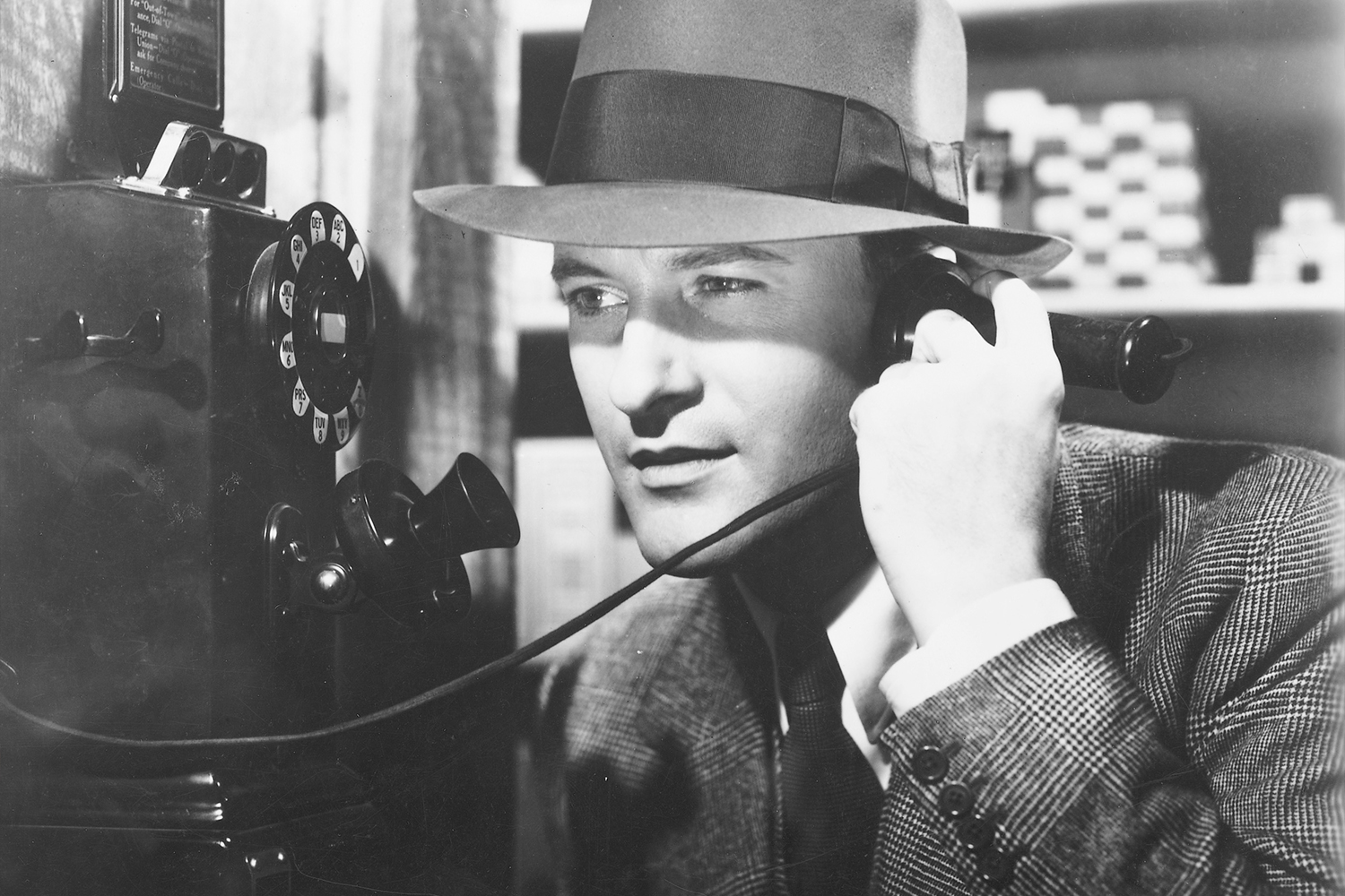 George Sanders On The Phone
