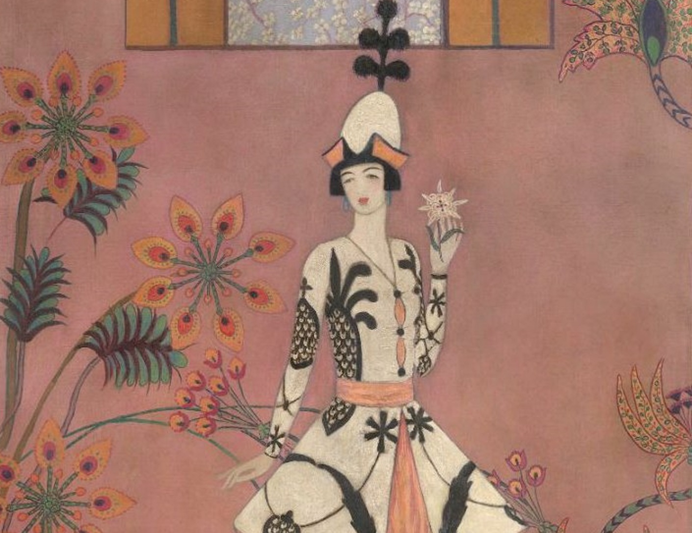Painting of Gertrude Vanderbilt Whitney in Bakst Costume - 1911