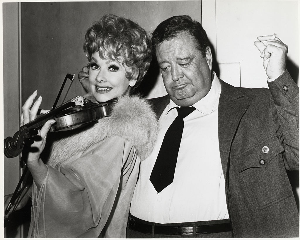 Lucille Ball and Jackie Gleason