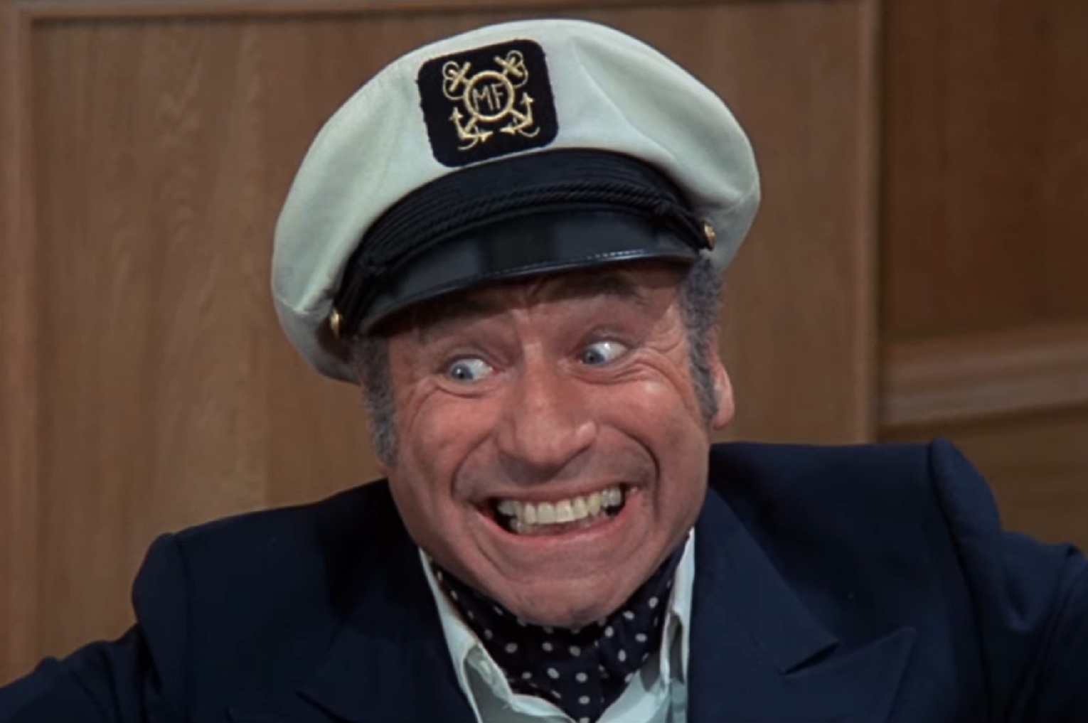 Mel Brooks is looking at side happy - from Silent Movie (1976)