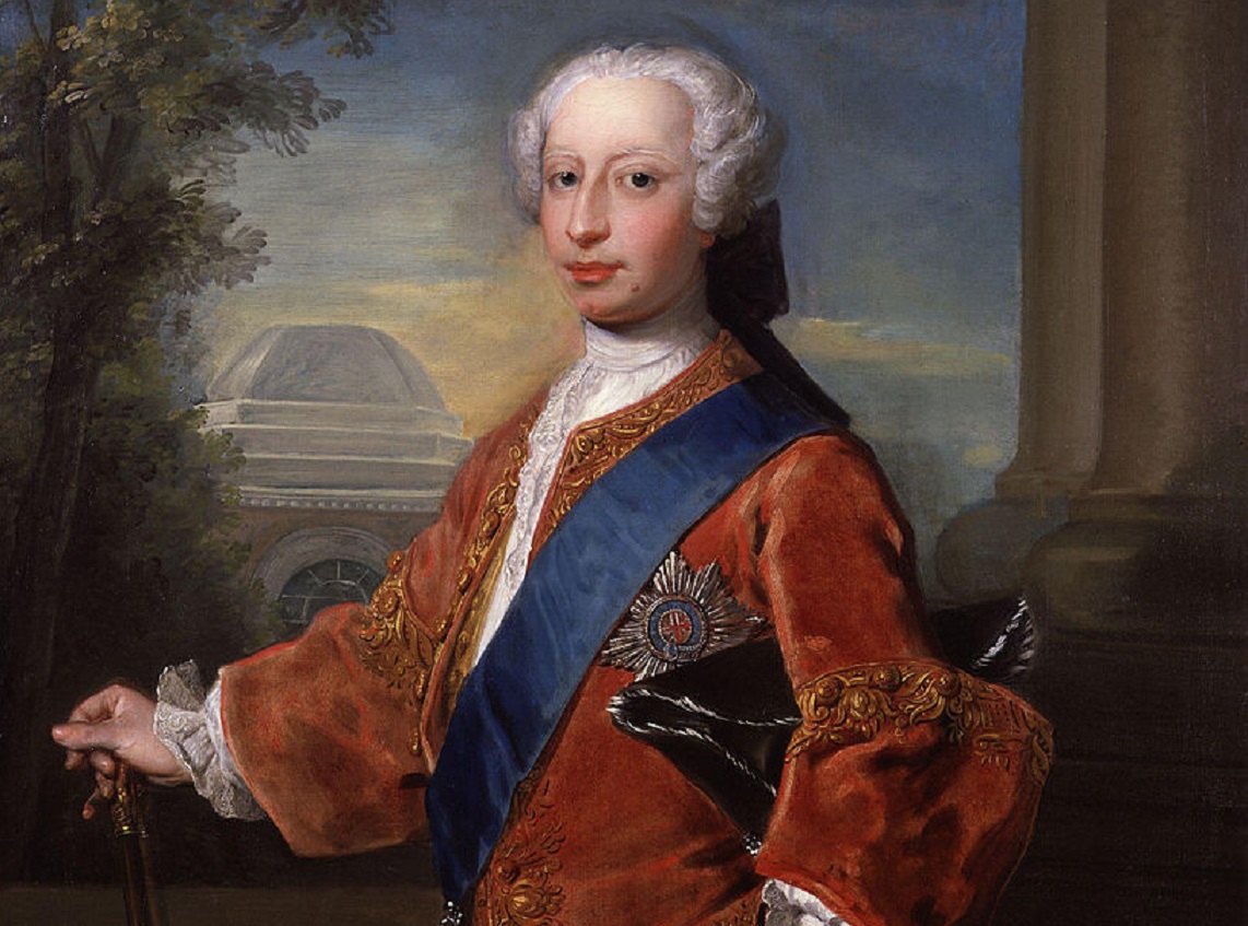 Portrait of Frederick, Prince of Wales looking at front - between circa 1735 and circa 1736