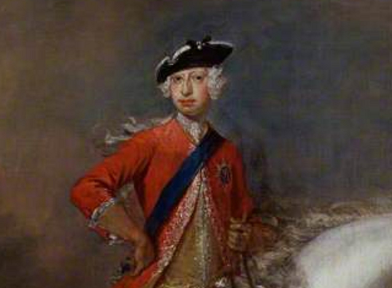 Portrait of Frederick, Prince of Wales seating on horse - 1732