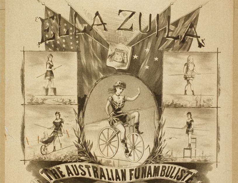 Ella Zuila, the Australian tightrope walker poster