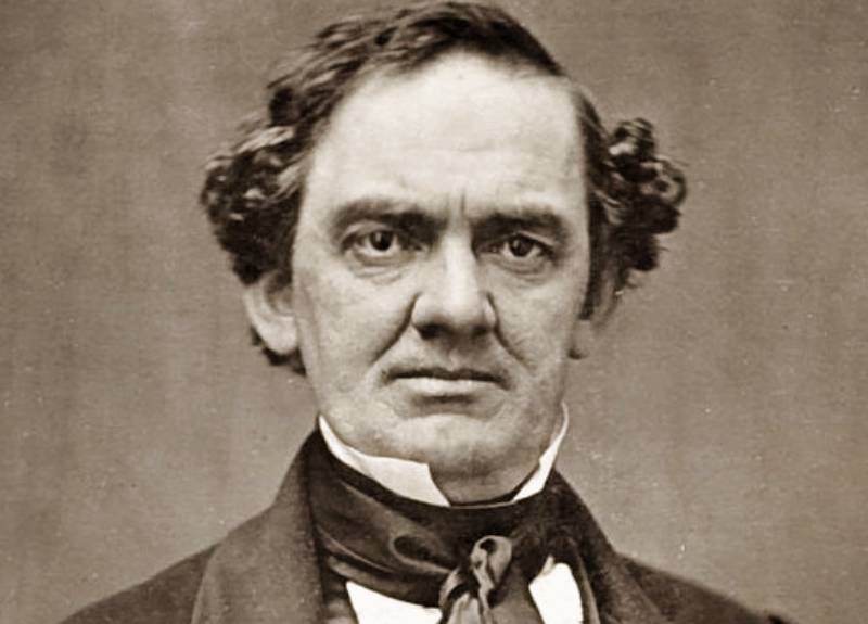 PT Barnum portrait in suit