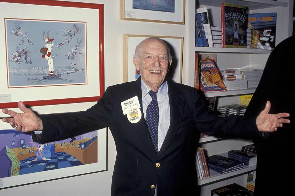 Friz Freleng at a party