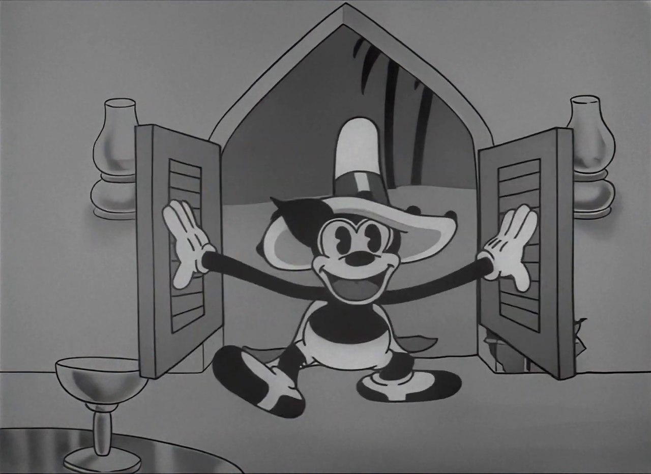 Screen shot from the first Merrie Melodies short, 