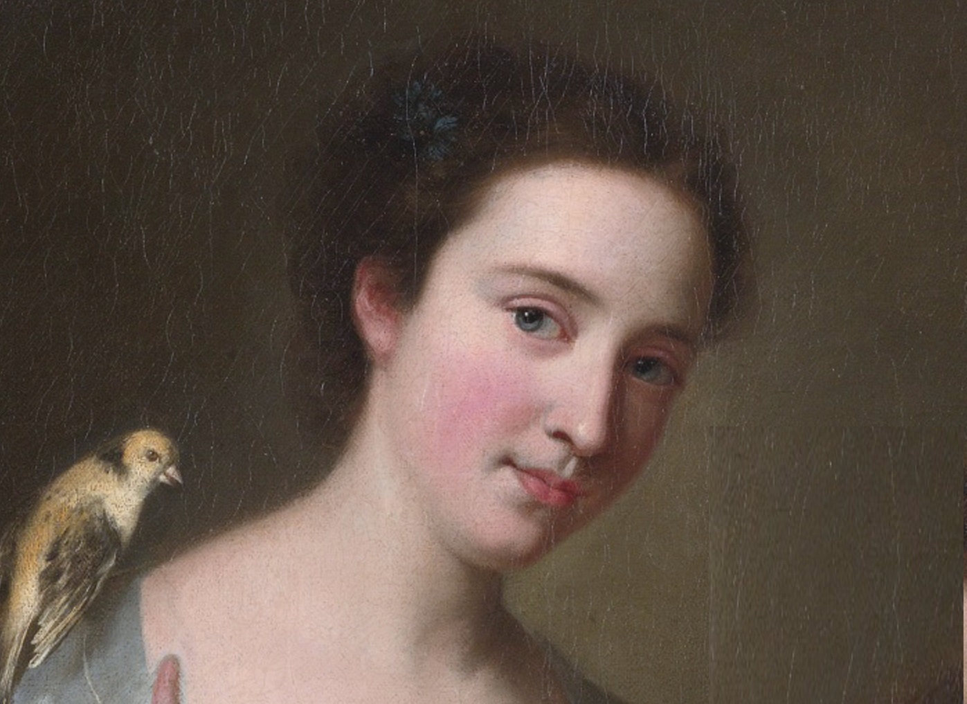 Portrait of Elizabeth Hamilton, Later Countess Of Warwick looking at front - 18th century