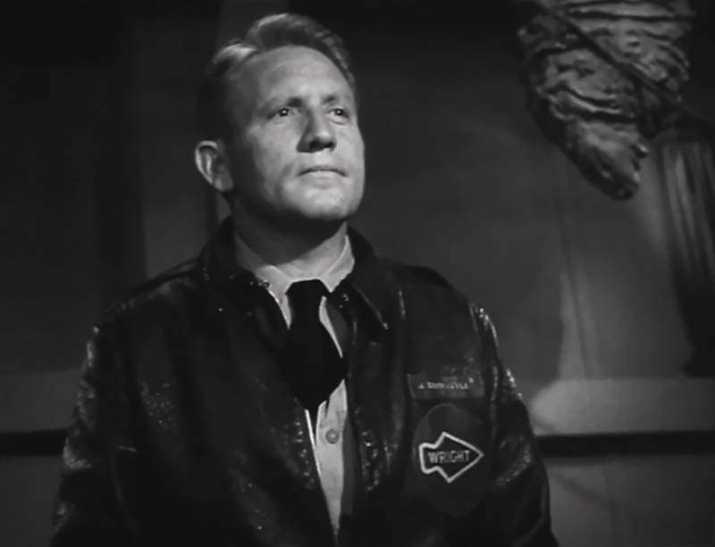 Spencer Tracy as Col. James Doolittle in Thirty Seconds Over Tokyo in uniform
