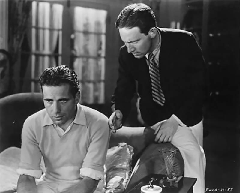 Humphrey Bogart & Spencer Tracy in American comedy film Up the River (1930)