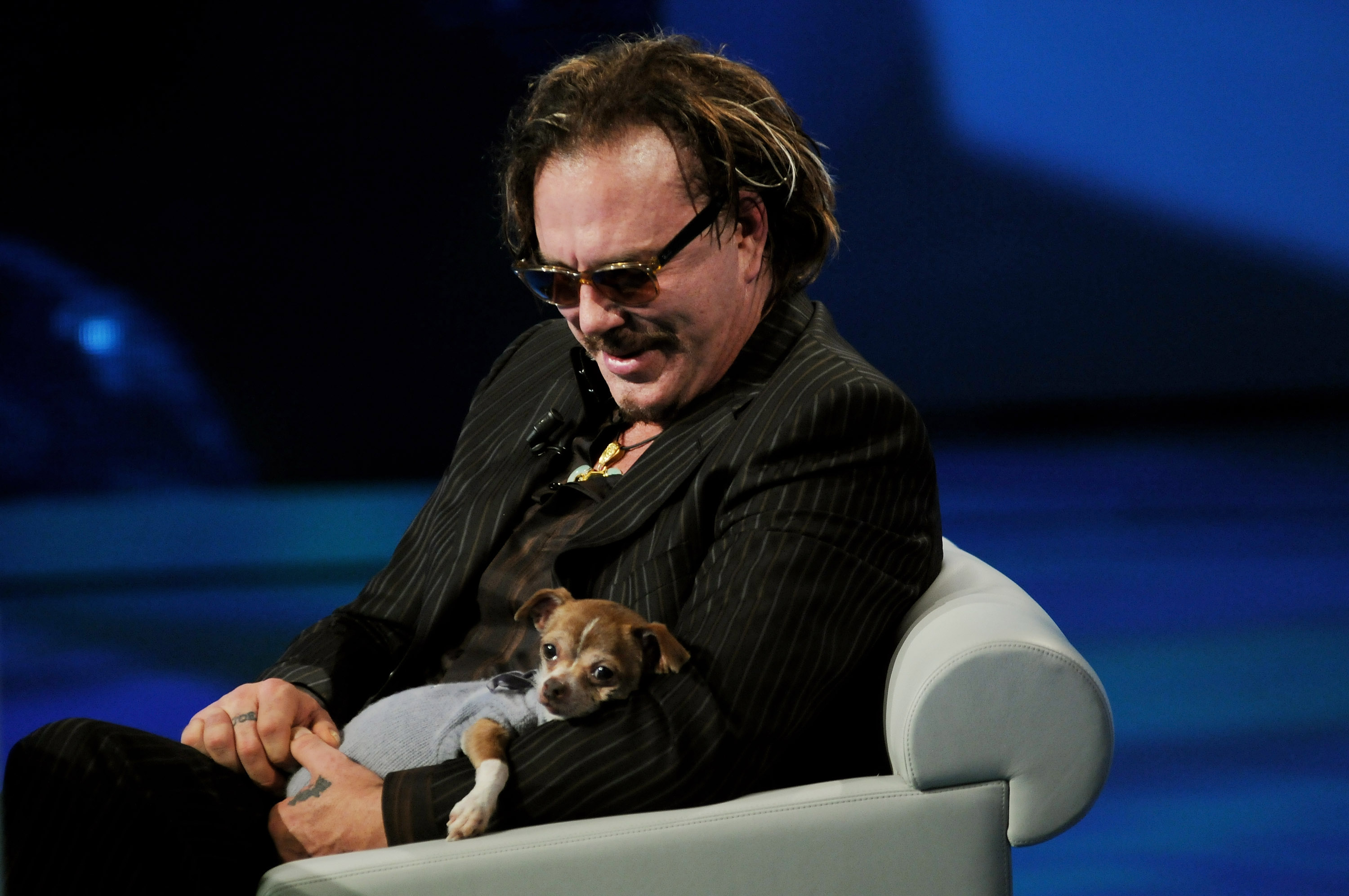 MILAN, ITALY - OCTOBER 23: Actor Mickey Rourke attends 