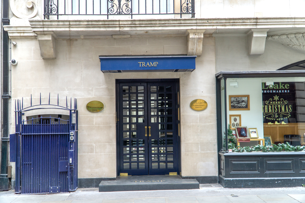 Tramp night club, Jermyn Street, St James's, London
