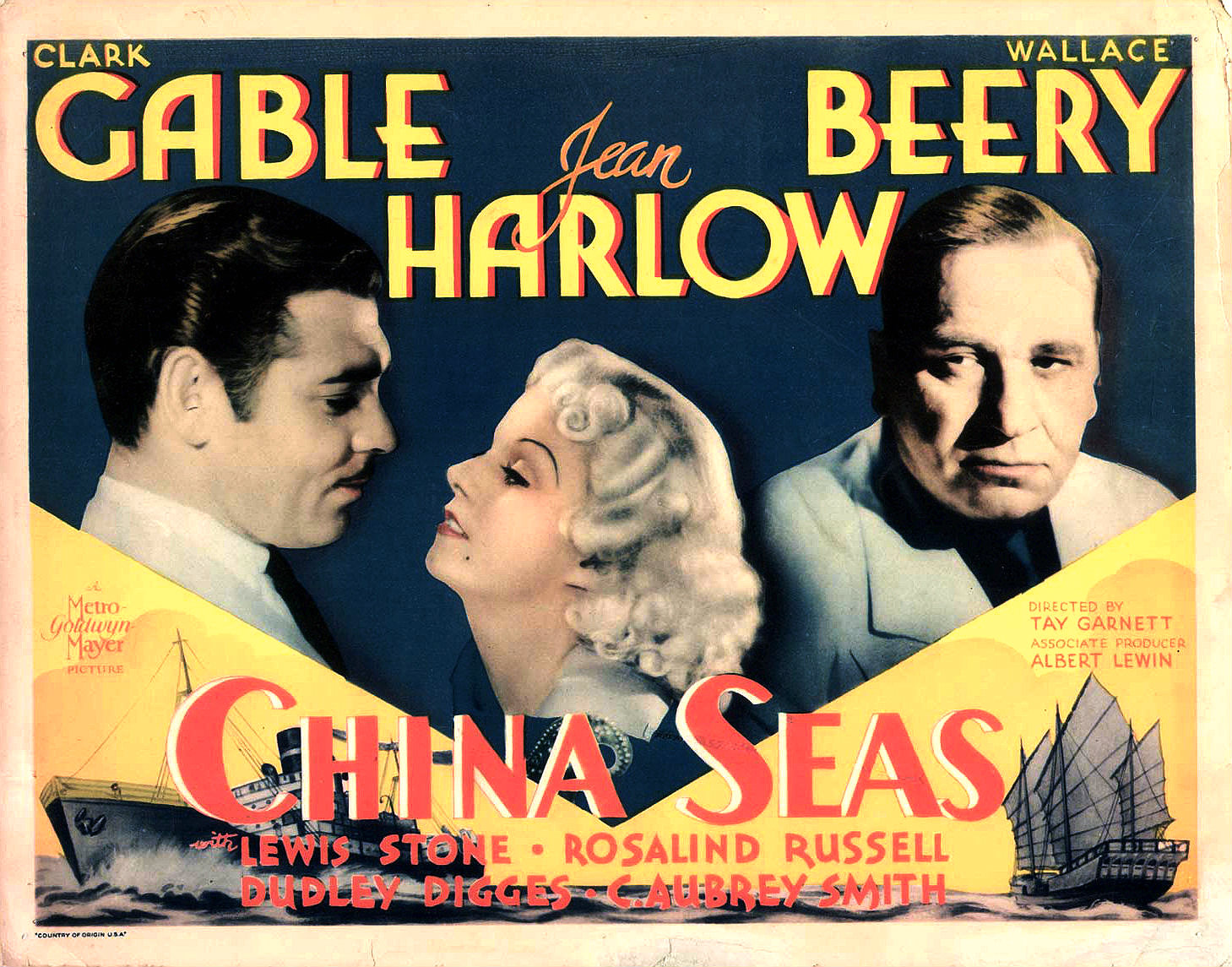 China Seas Lobby Card