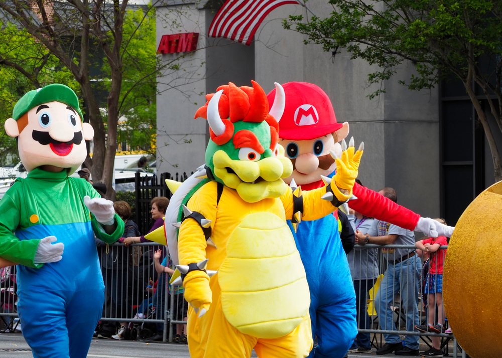 Mario, Luigi, and Bowser