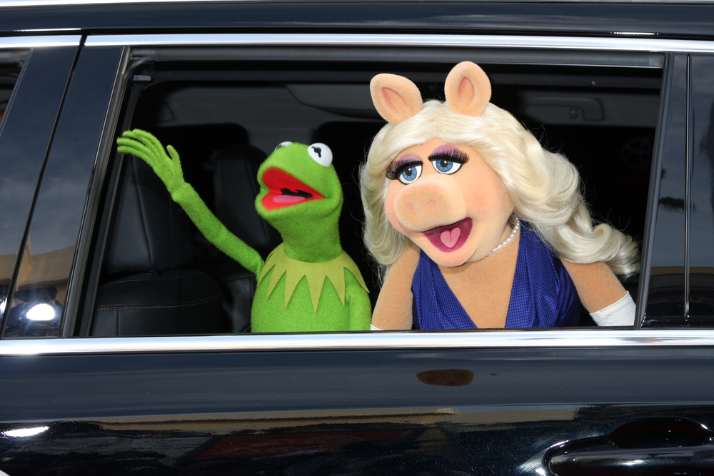 Kermit the Frog and Miss Piggy