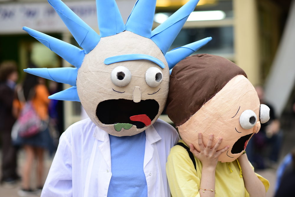 Mascots of Rick and Morty