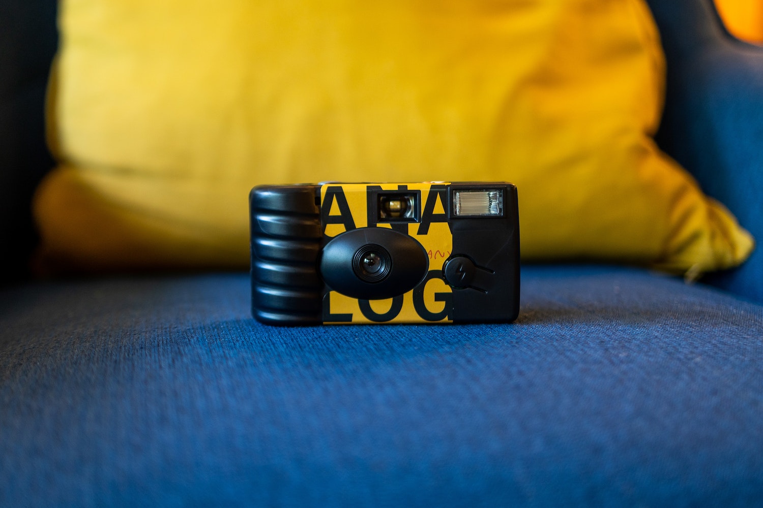 Close-Up Shot of a Disposable Camera