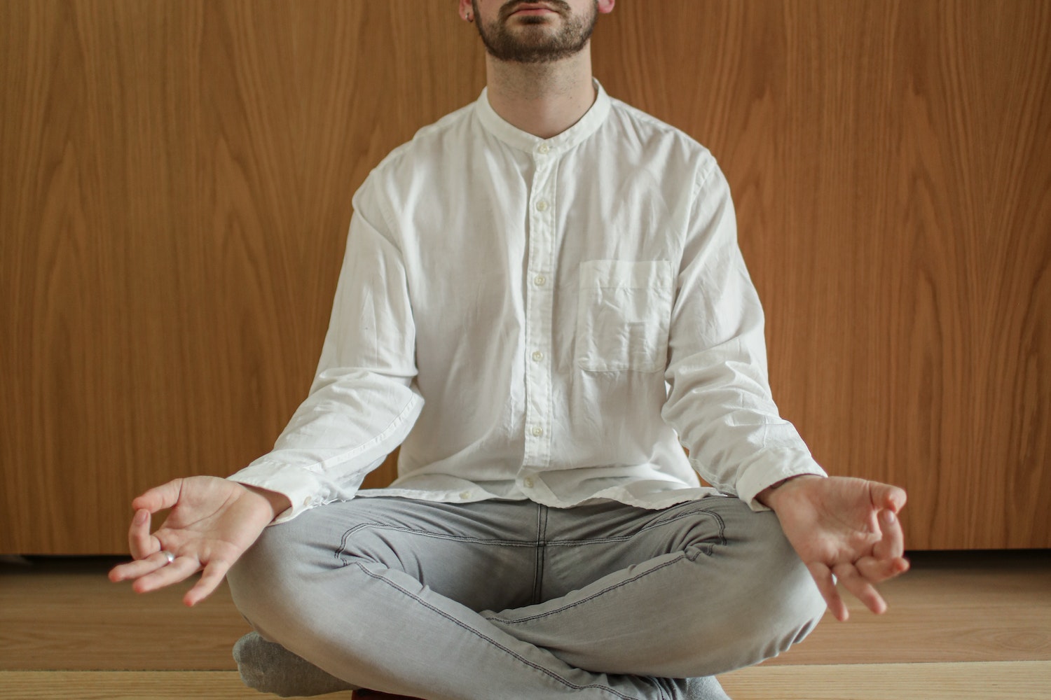 Man Meditating