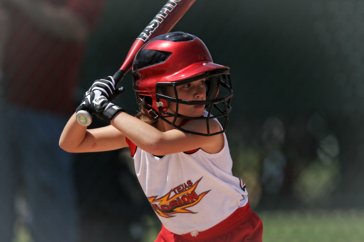 Boy Playing Baseball