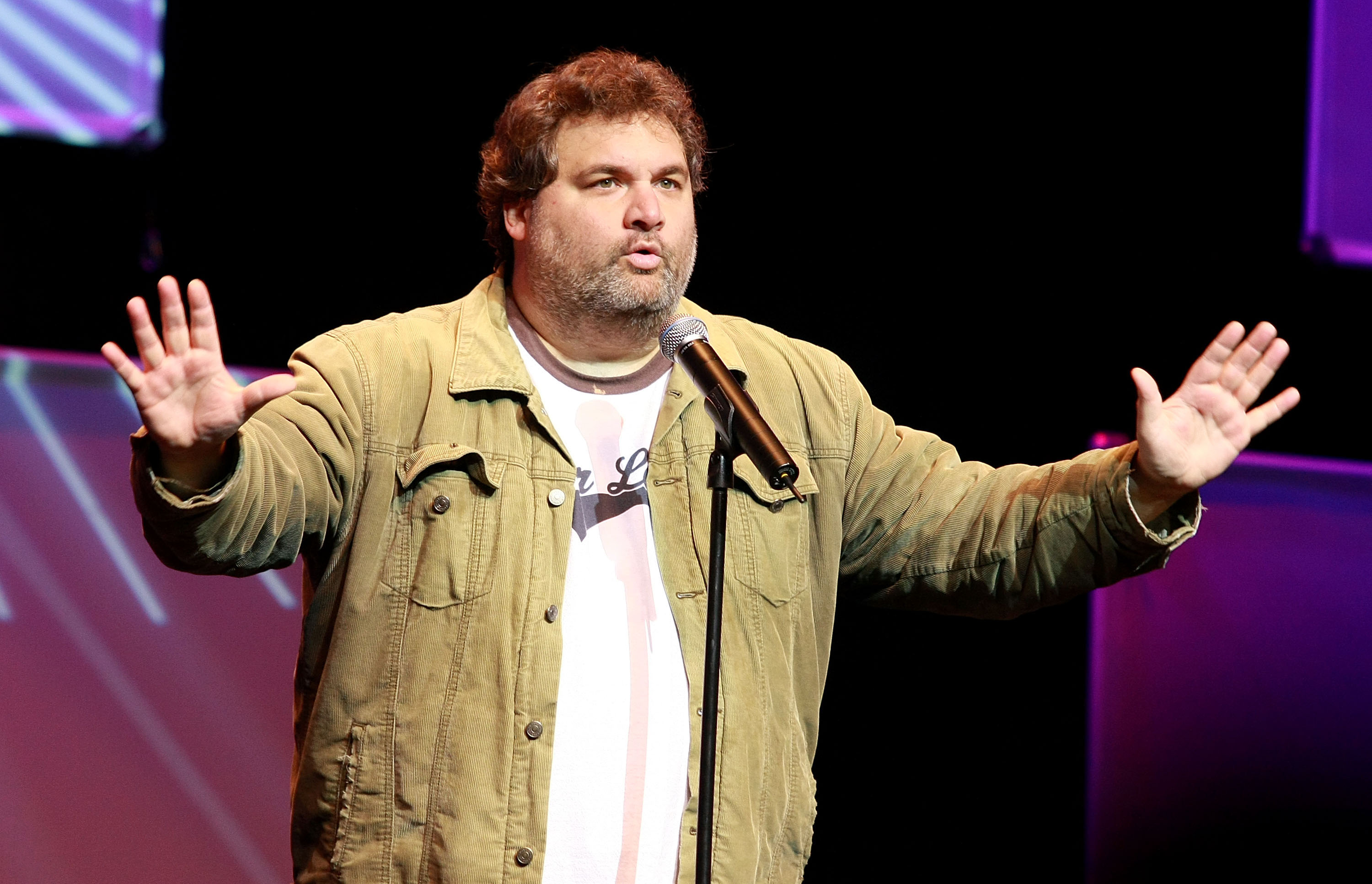 Comedian Artie Lange performs at the Borgata Event Center January 31, 2009 in Atlantic City, New Jersey. (Photo by Nick Valinote/FilmMagic)