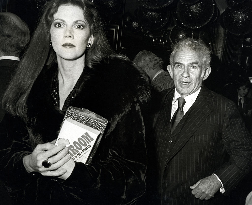 Norman Mailer (right) and Norris Church Mailer at formal event