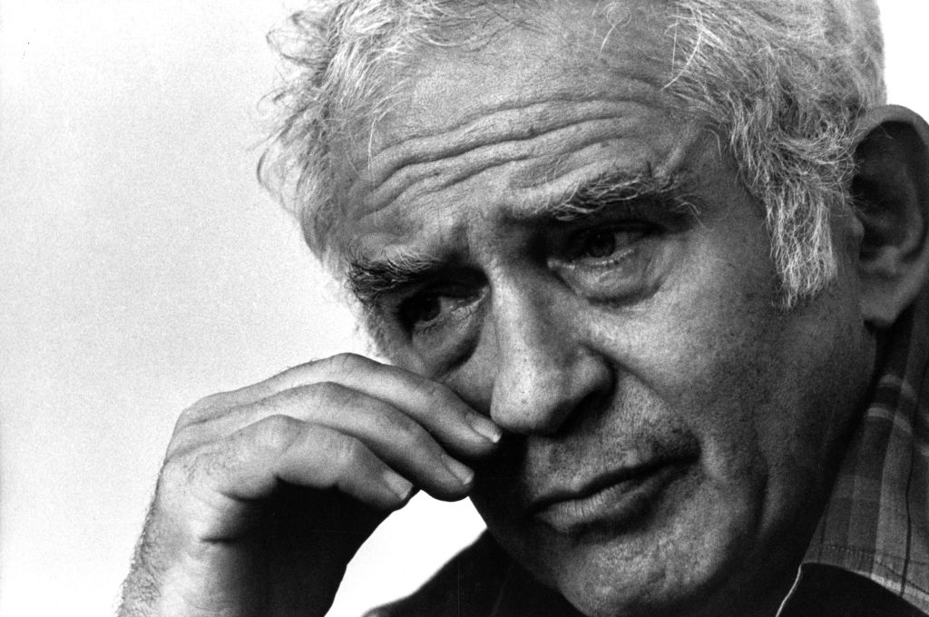 American writer Norman Mailer, 1984