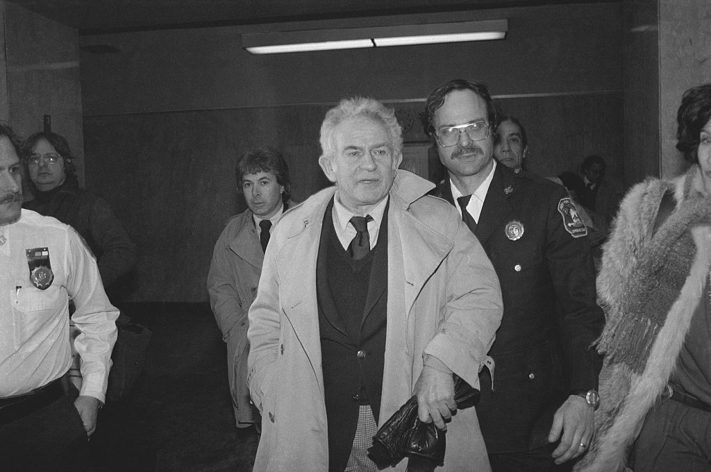 Author Norman Mailer Leaving Jack Henry Abbott Trial