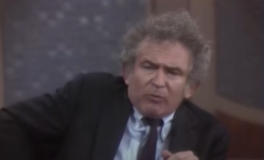 novelist Norman Mailer at  The Dick Cavett Show