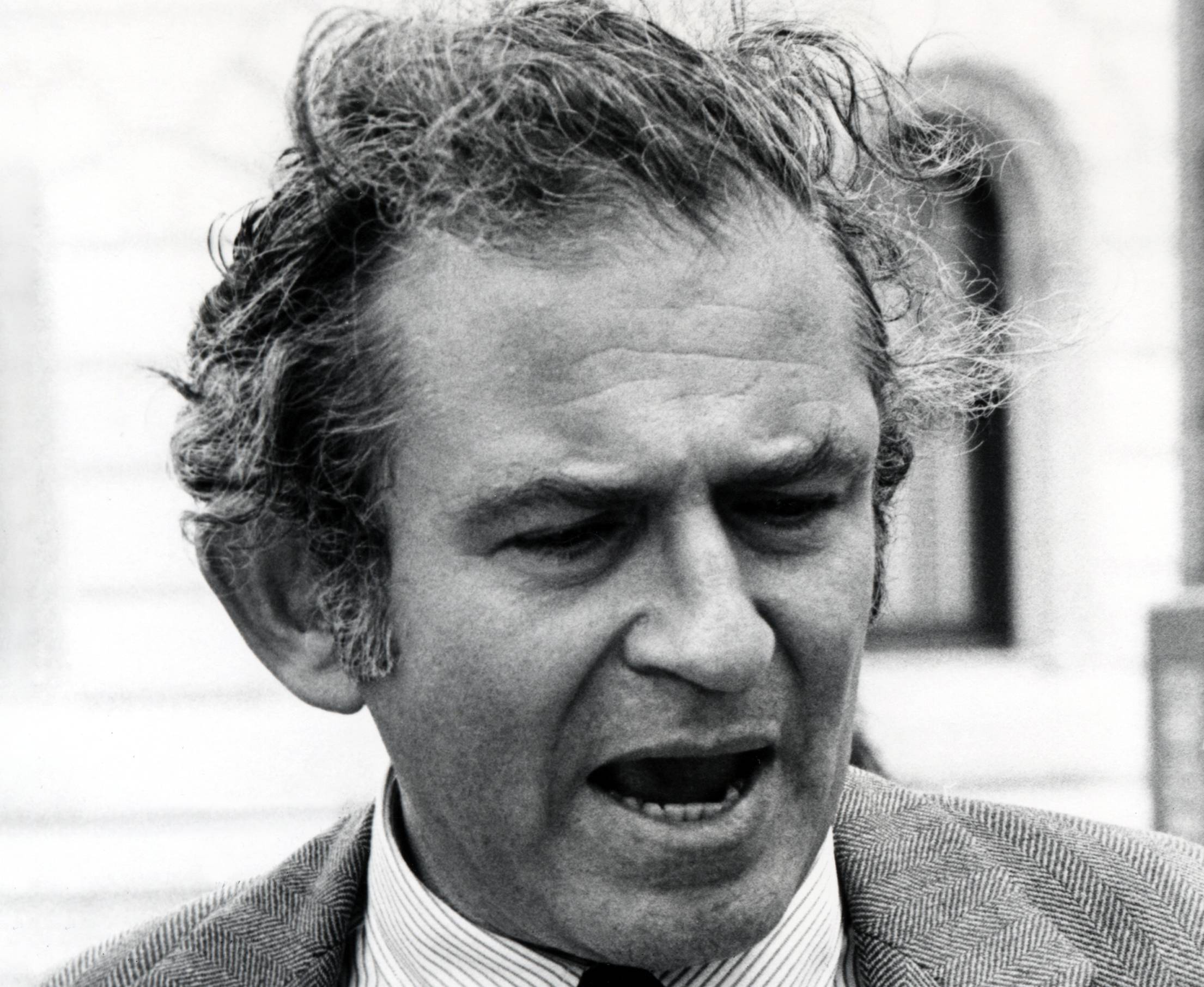Norman Mailer during Democratic Rally - January 1, 1970 in New York City