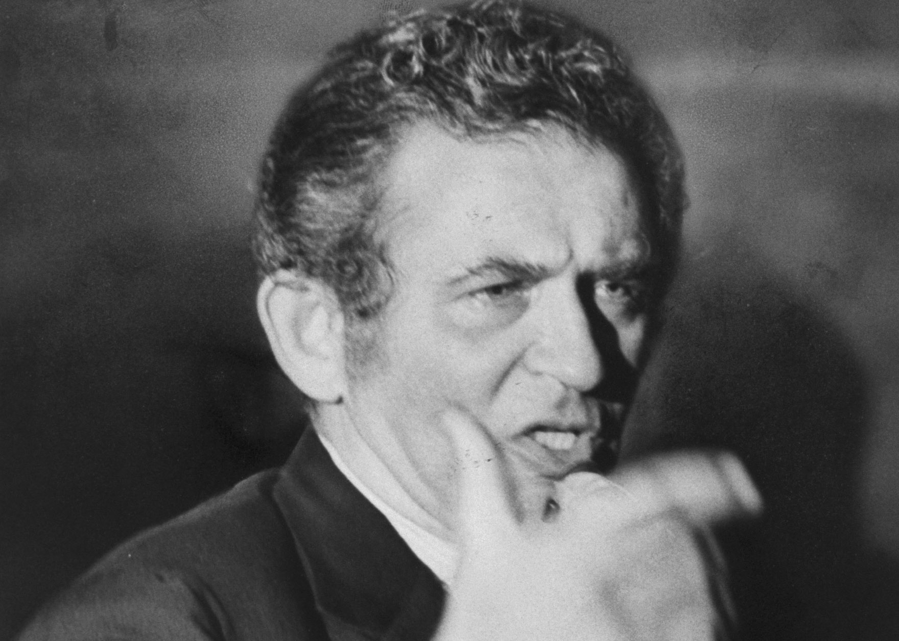 Author Norman Mailer, during his campaign