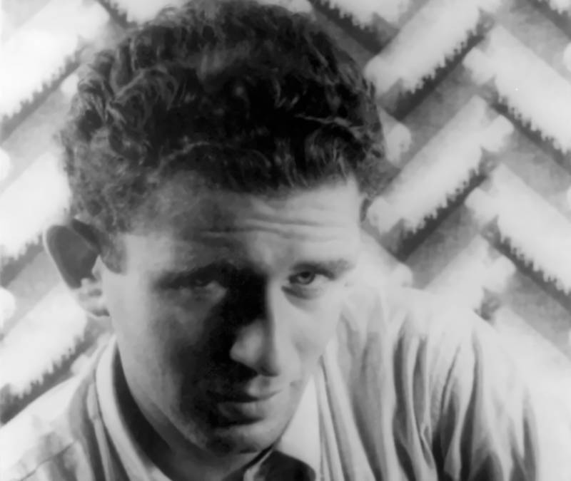 Norman Mailer in 1948  looking at the camera