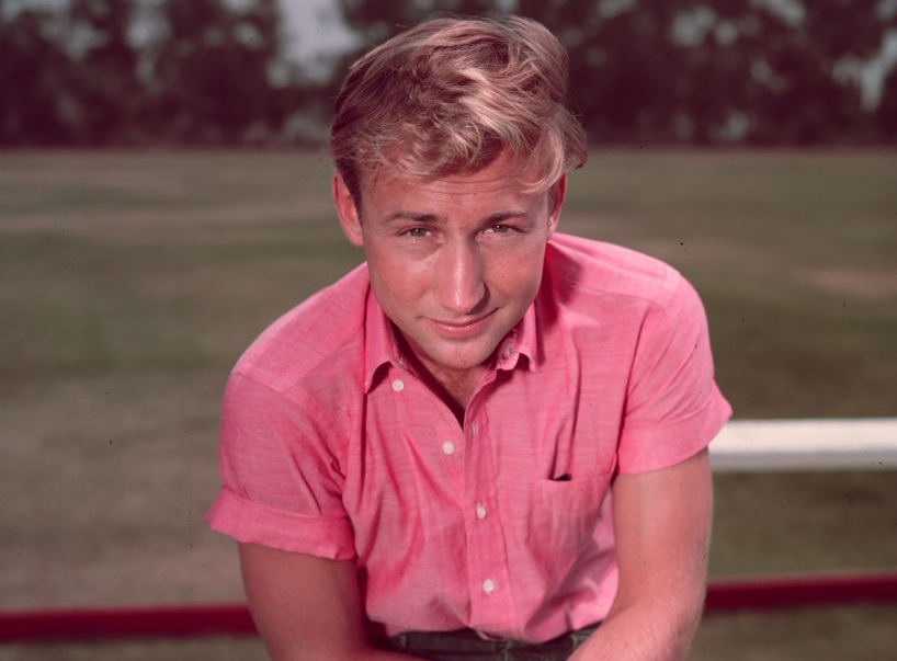Portrait of American actor Nick Adams