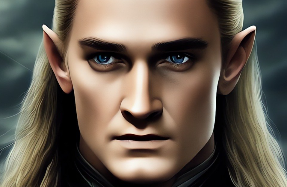 Illustration of Legolas of the Lord of the rings