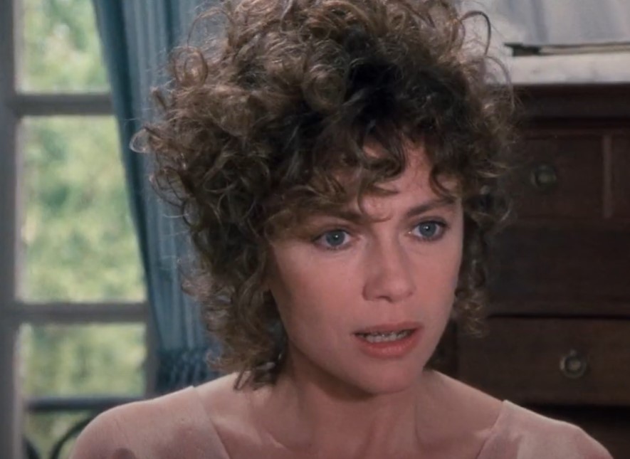 Jacqueline Bisset as  Josephine de Beauharnais in Napoleon and Josephine: A Love Story in beige dress