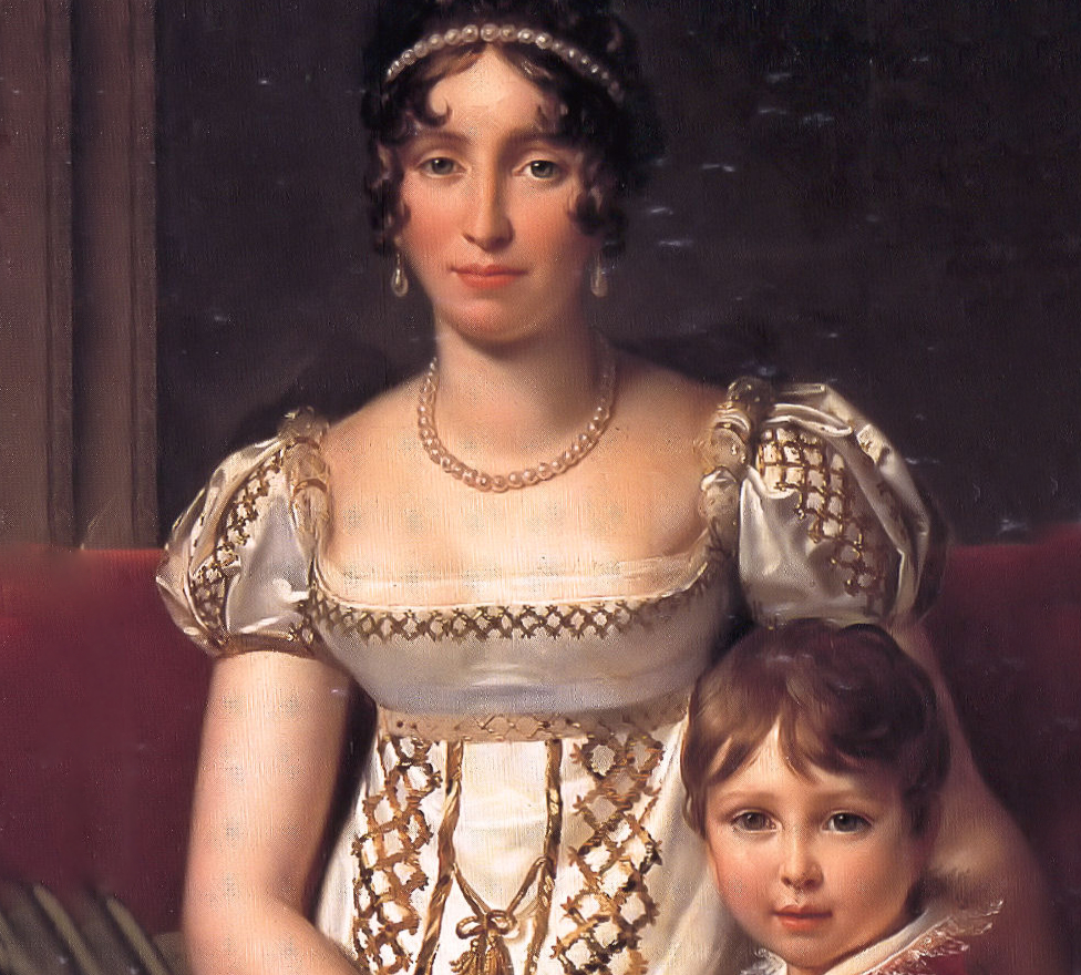 Portrait of Hortense de Beauharnais with her son Napoleon Charles Bonaparte