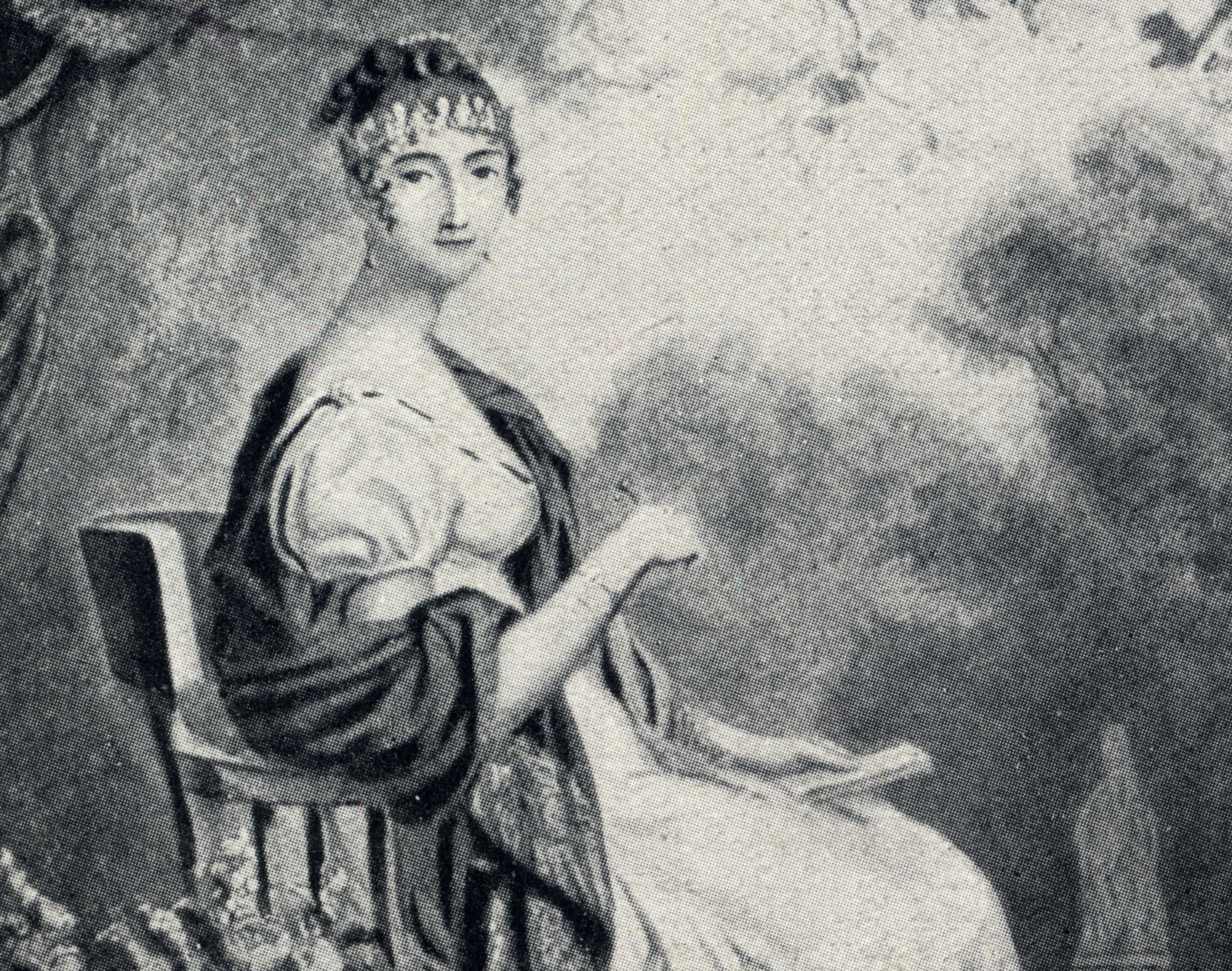 Portrait of Hortense de Beauharnais born 1783 consort of King Louis Napoleon Bonaparte king of the Netherlands