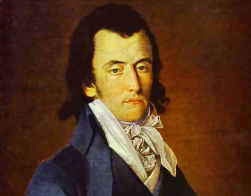Portrait of Alexandre de Beauharnais  in blue suit